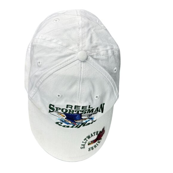 Reel Sportsman Hat One Size Adjustable Saltfish Saltwater Series Embroidered - Picture 8 of 11
